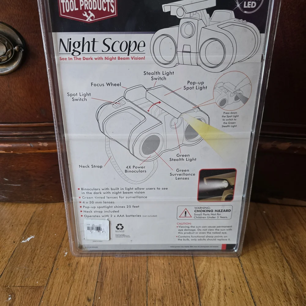 Night Scope with Super Bright LED - Black